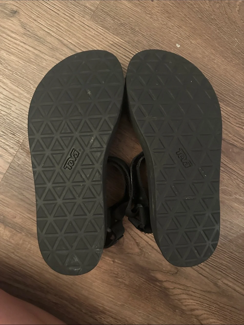 Teva Black Platform Sport Sandals
